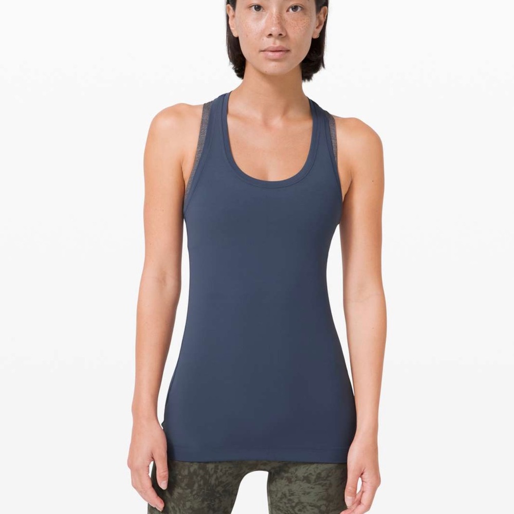 Lululemon Iron Blue Cool Racerback Tank